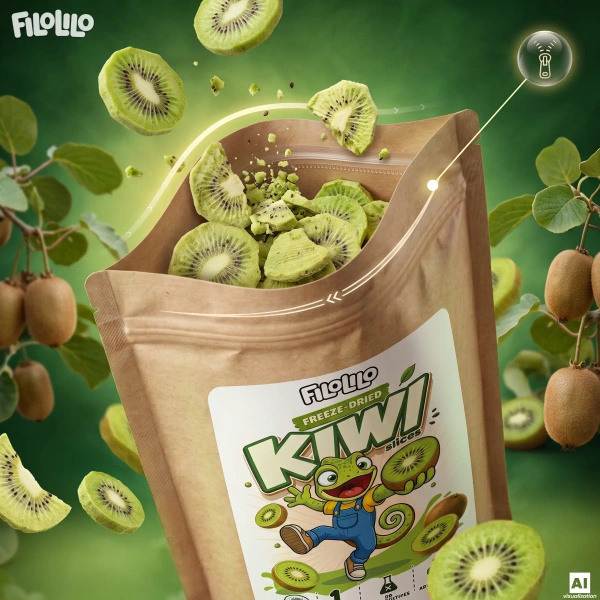 FiloLilo – Gefriergetrocknete Kiwi (Scheiben) 20 g
