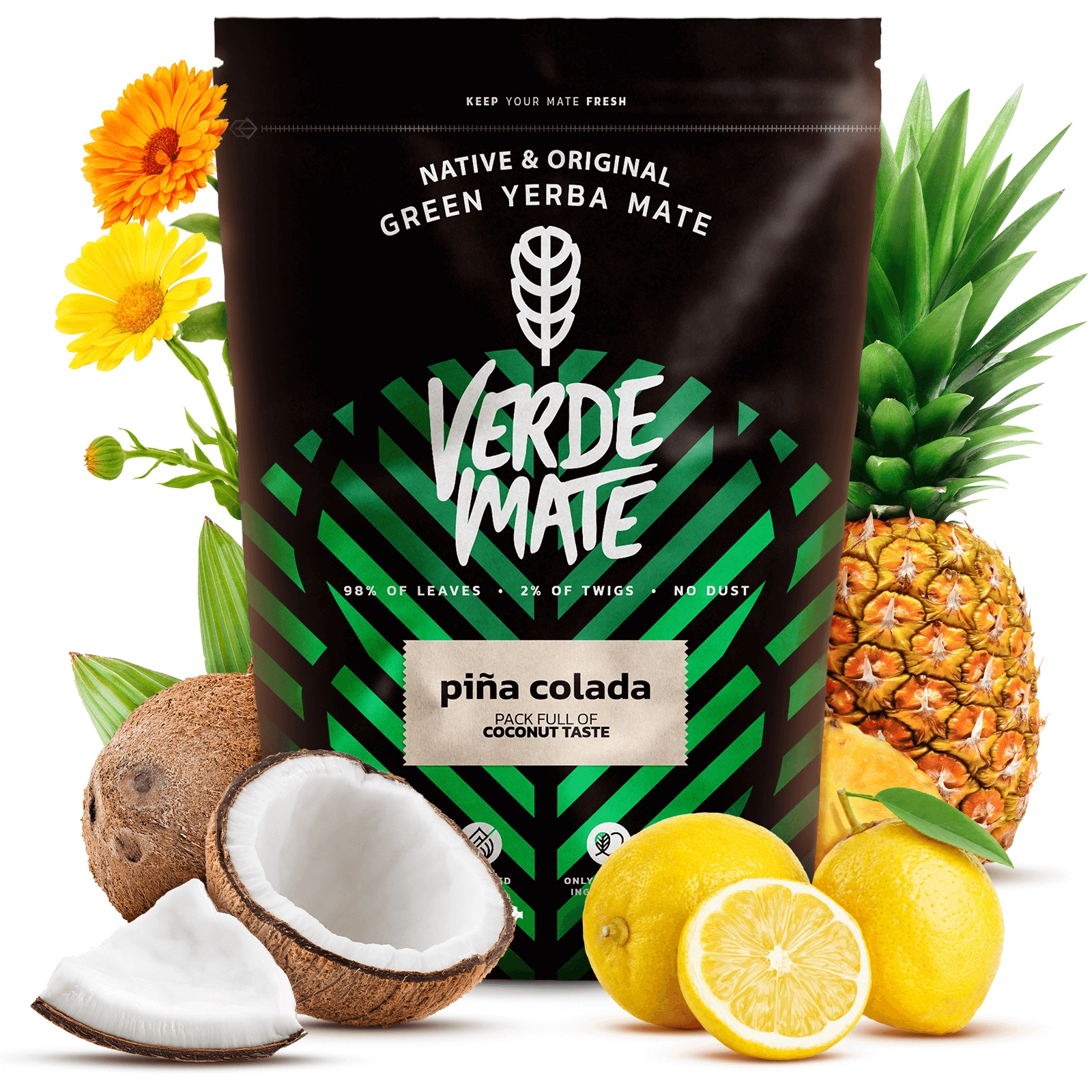 Verde Mate Green Piña Colada - Packaging