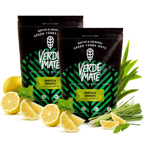 Mate Tee Verde Mate Green Menta Limon 1000g 1kg