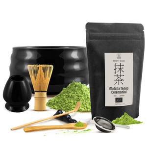 Zeremonielles Set zur Zubereitung von Matcha-Tee: japanischer Bio-Matcha 30g + Zubehör