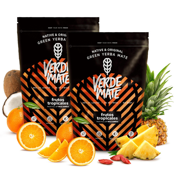 Yerba Verde Mate Green Frutos Tropische Früchte 1kg 