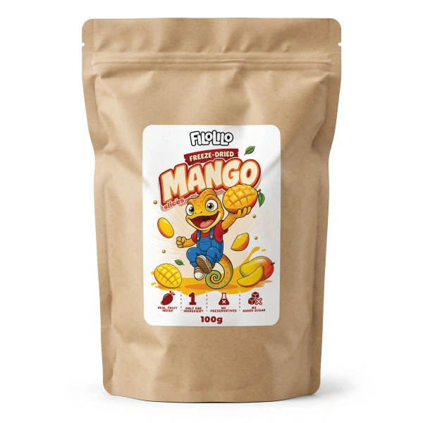 FiloLilo – Gefriergetrocknete Mango (Scheiben) 100 g