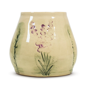 Keramische Mate Becher Flora Pink 300 ml – Crater-Serie