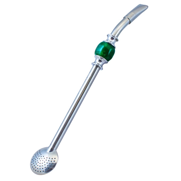 Bombilla Bomba (grüner Stein)