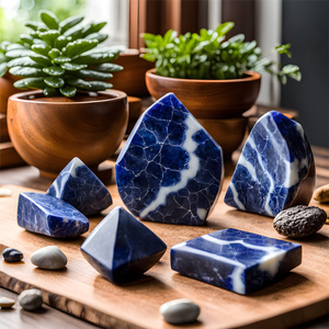 Set aus Natursteinen, Kristallen und Räucherwerk - Esoterik, Yoga, Meditation