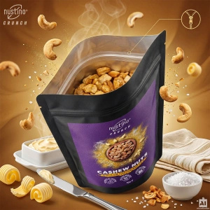 Nustino Crunch – Geröstete Cashewkerne – Golden Salted Butter Flavour 100 g