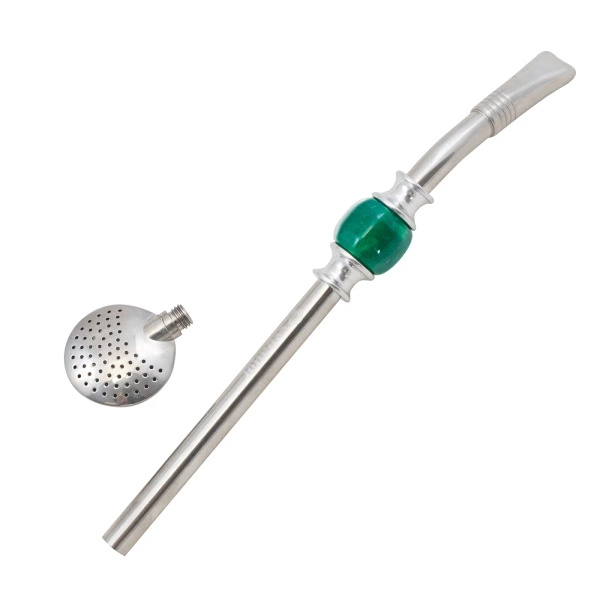 Bombilla Bomba (grüner Stein)