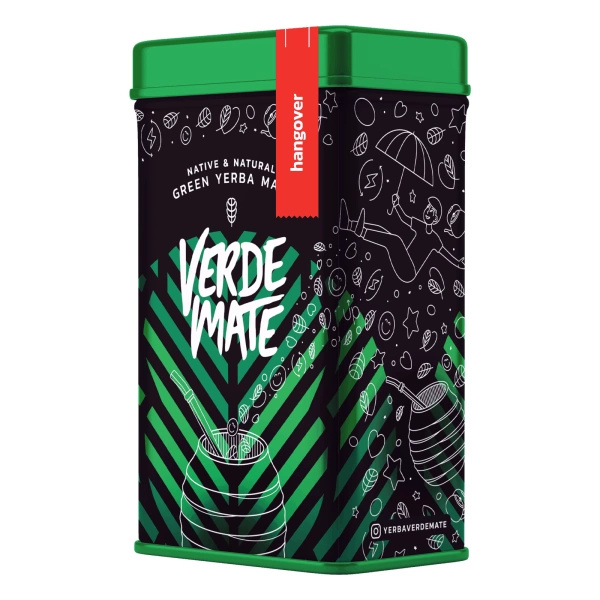 Yerbera – Metalldose + Verde Mate Green Hangover 0,5 kg