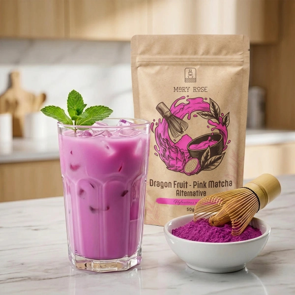 Set farbiger Matchas: Purple Matcha + White Matcha + Pink Matcha