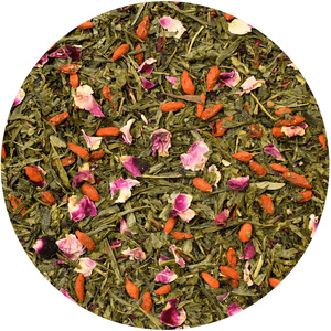 Geschenkset – Präsentkorb: Tee + Süßigkeiten + Zubehör