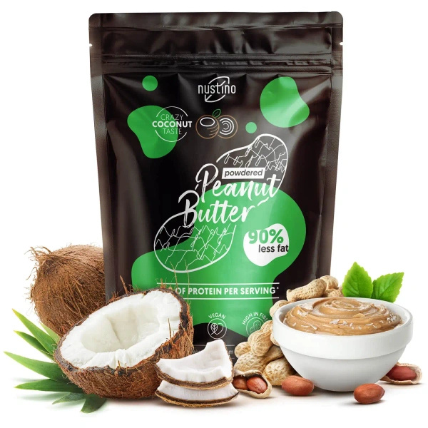 Nustino – Erdnussbutter in Pulverform – Coconut (ohne Zuckerzusatz) 400 g