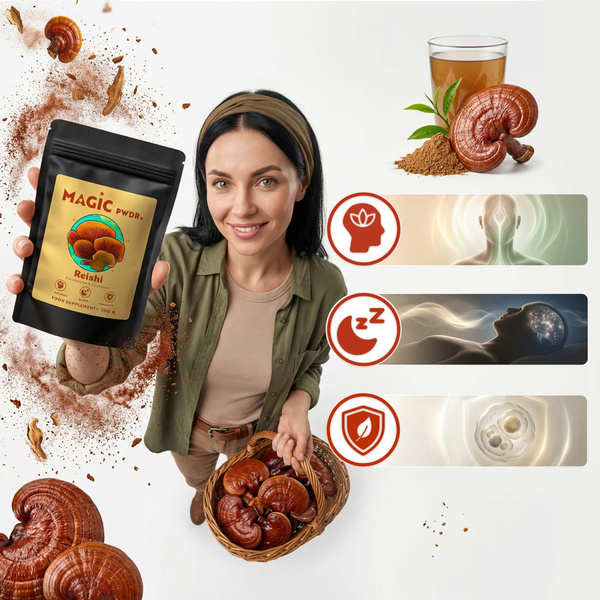 Magic Pwdr – Reishi – Glänzender Lackporling 100 g