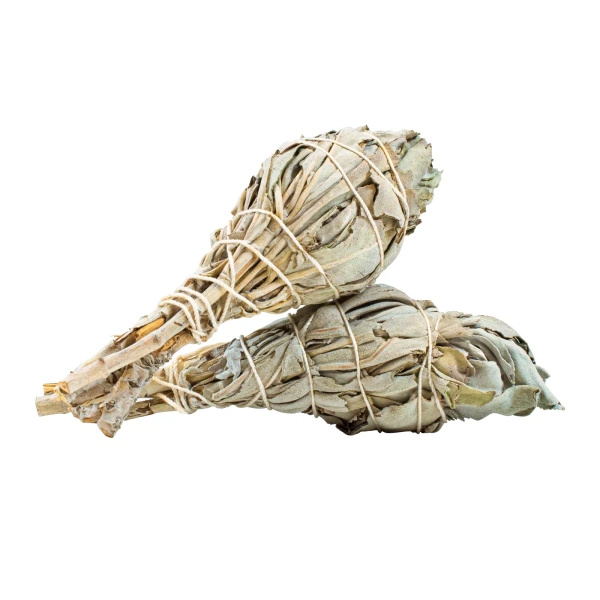 2 x Bündel weißer Salbei + Palo Santo 100g Set