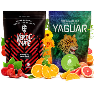 Mate Tee Set: Verde Mate + Yaguar 2x500g 1kg