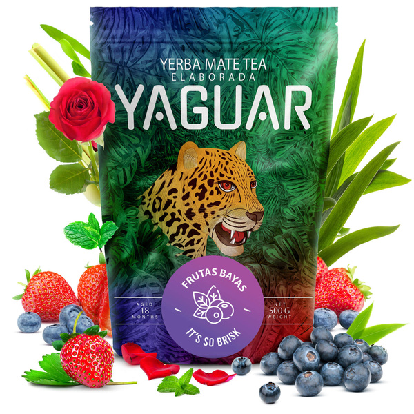 Yerba Mate Yaguar Fruchtset 3x500g 1,5kg