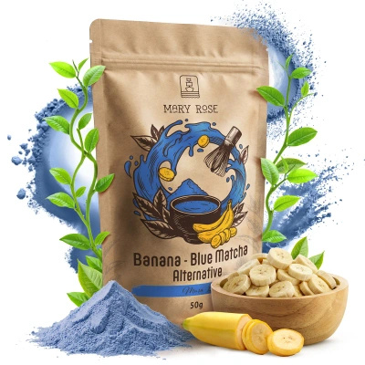 Mary Rose – Blue Matcha Alternative – Banane (Pulver) 50 g