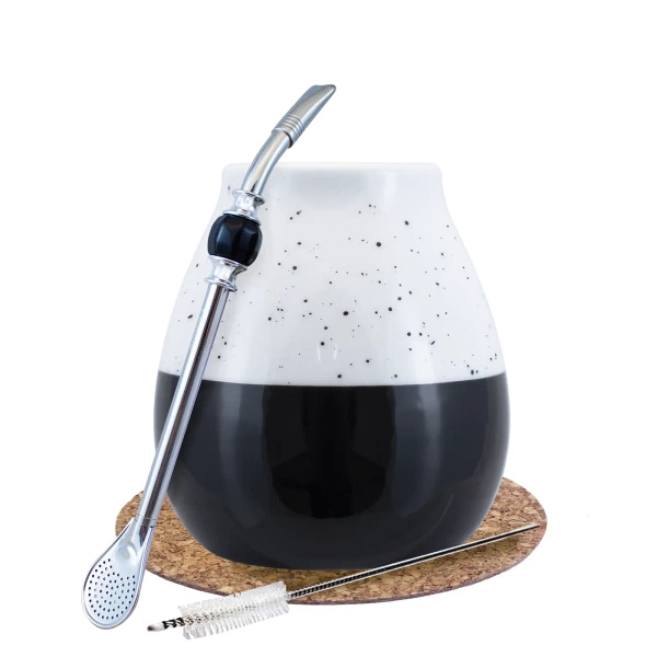 Mate Tee Set: Kalebasse + Bombilla