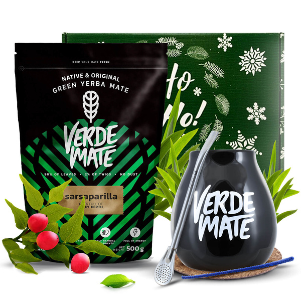 Geschenkset Mate Tee Verde Mate Sarsaparilla 0,5kg