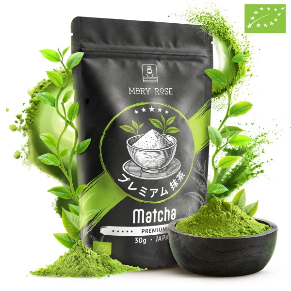 Geschenkset: japanischer Premium-Matcha + matchawan + Bambuszubehör