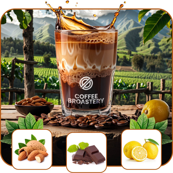 Bro Coffee Roastery Set: Brazil Cerrado Kaffee + Becher