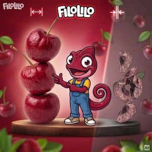 FiloLilo – Gefriergetrocknete Sauerkirschen (ganz, entsteint) 100 g