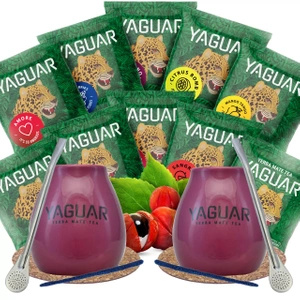 Yerba Mate Probierset für zwei Personen 10x50g