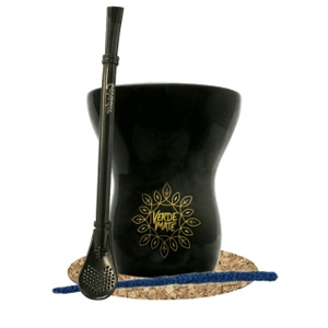 Mate Tee Zubehör Set: Kalebasse + Bombilla