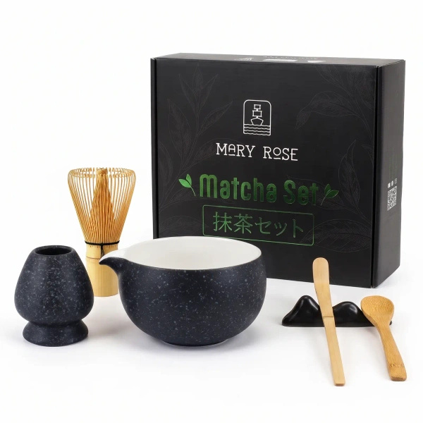 Geschenkset: Zubehör zur Zubereitung von Matcha-Tee
