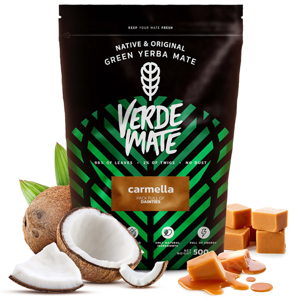 Mate Tee Set Verde Mate 500g 0,5kg Kalebasse + Bombilla