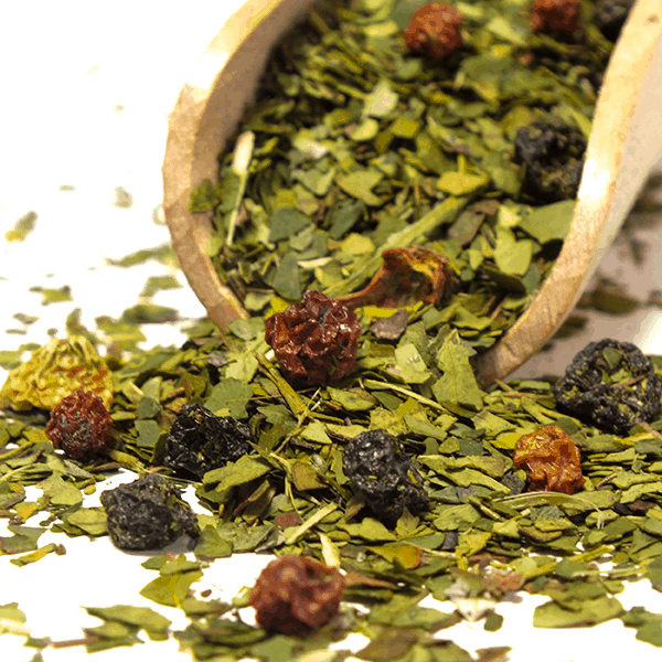 Yerbera – Metalldose + Verde Mate Green Frutos del Bosque 0,5 kg