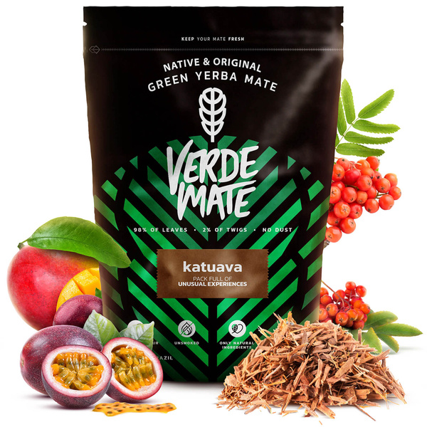 Yerba Verde Mate Katuava Temperamento 1kg Set für zwei Personen
