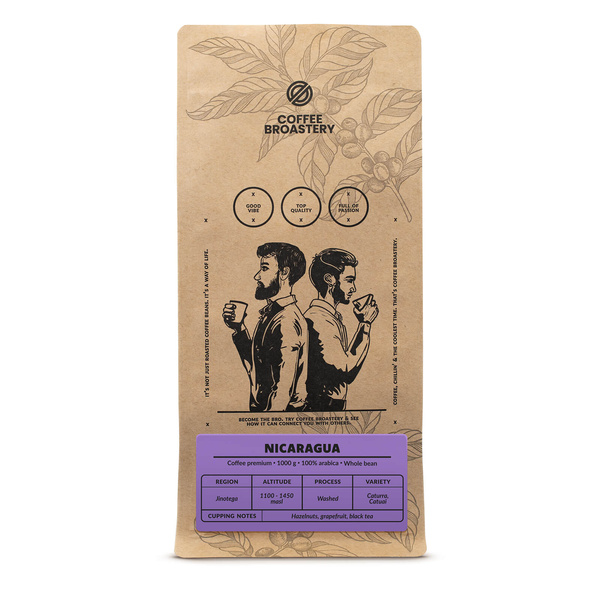 Kaffee-Set Bro Coffee Roastery Nicaragua Colibrí Azul + Brazil Samba 2x1kg (2kg)