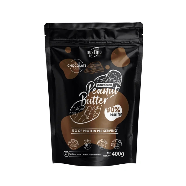 Erdnussbutterpulver-Set Nustino: Classic + Chocolate 2x400g