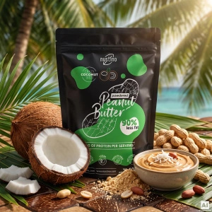 Erdnussbutterpulver-Set Nustino: Classic + Coconut 2x400g
