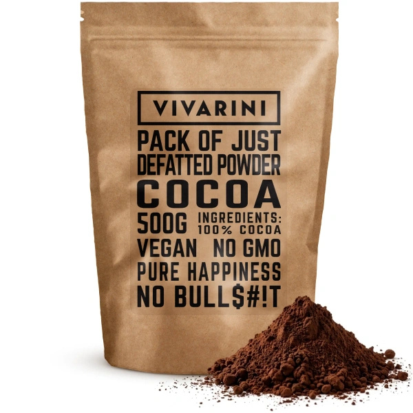 Vivarini – Alkalisiertes Kakao dunkel (Pulver) 0,5 kg