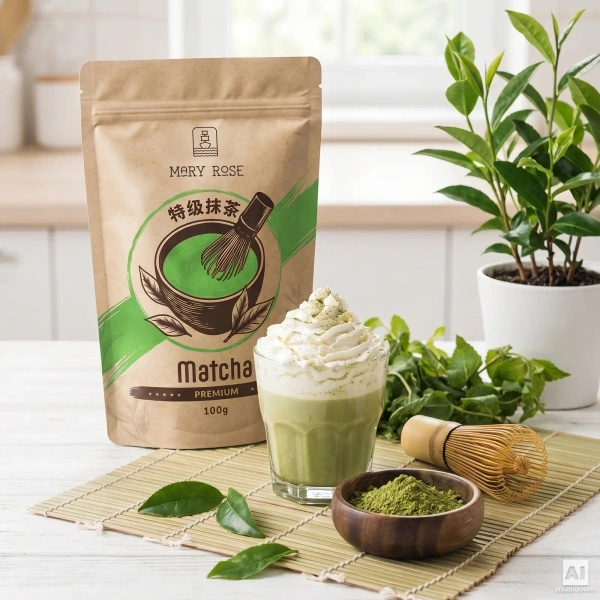 Set aus 2 chinesischen Matcha‑Tees: Premium + kulinarisch