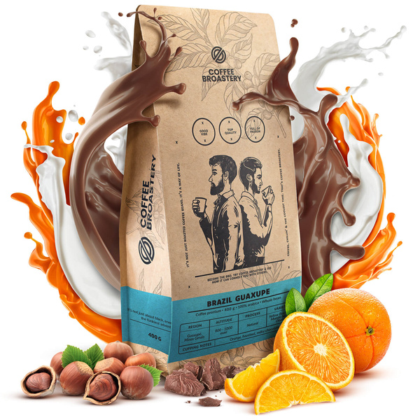 Bro Coffee Roastery - Bohnenkaffee Brazil Guaxupe Premium 400 g