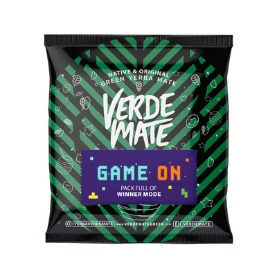 Verde Mate Green Game On 50 g – Mate Tee für Gamer mit Energy‑Drink‑Geschmack