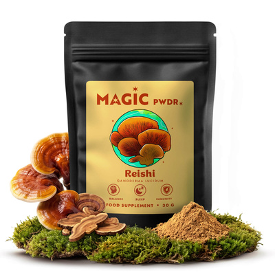 Magic Pwdr – Reishi – Glänzender Lackporling 30 g