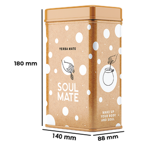 Yerbera – Metalldose + Soul Mate Orgánica Anís 0,5 kg