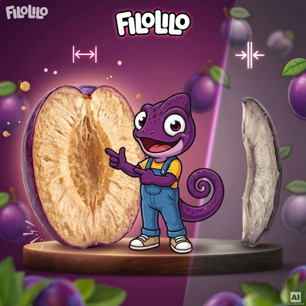 FiloLilo – Gefriergetrocknete Pflaumen (Hälften) 100 g
