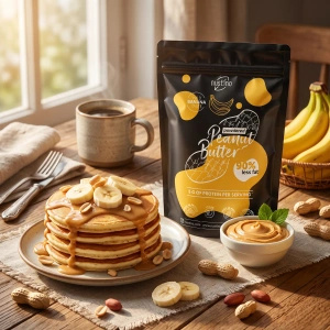 Erdnussbutterpulver-Set Nustino: Classic + Banana 2x400g
