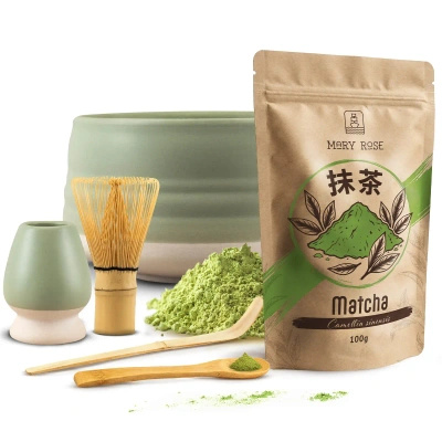 Matcha-Tee-Aufbrühset