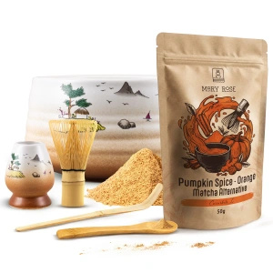 Set zur Zubereitung von Orange Matcha