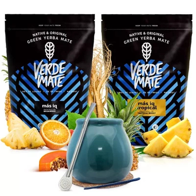 Verde Mate Tee Set Keramik Kalebasse Bombilla