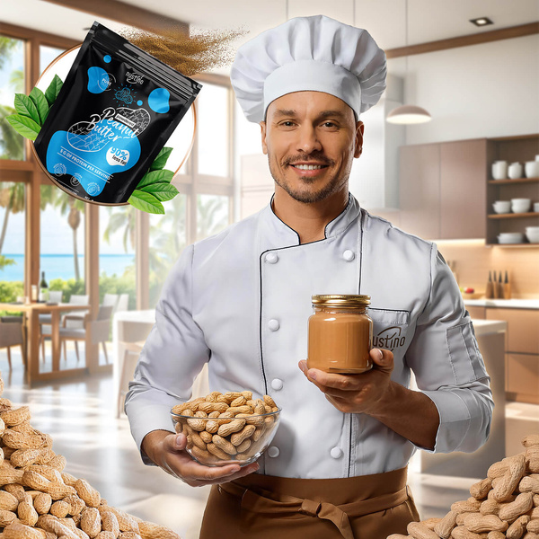 Nustino – Erdnussbutter in Pulverform – Pure 400 g