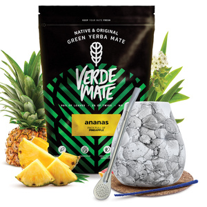 Mate Tee Set Verde Mate 500g 0,5kg Kalebasse + Bombilla