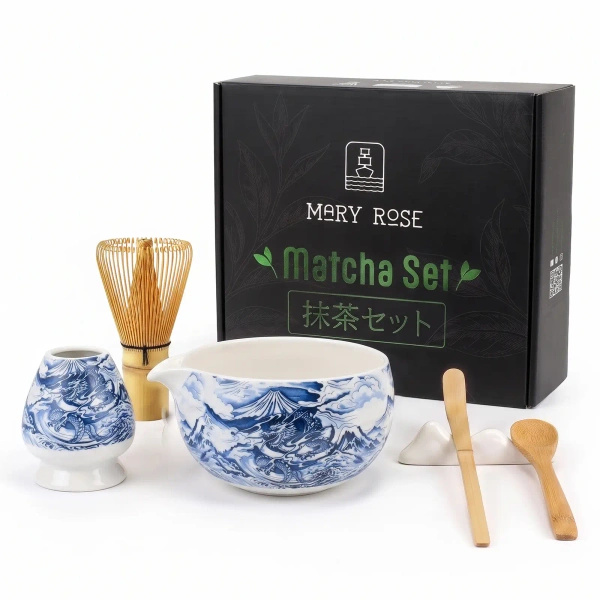 Geschenkset: Zubehör zur Zubereitung von Matcha-Tee