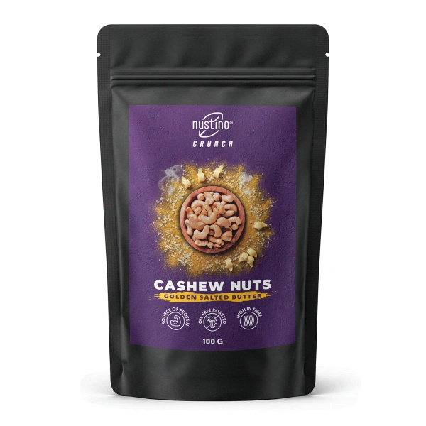 Nustino Crunch – Geröstete Cashewkerne – Golden Salted Butter 100 g