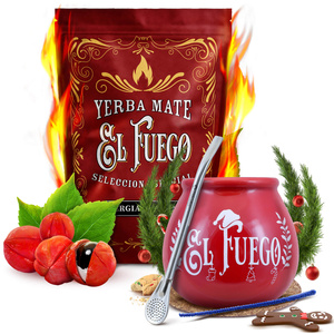 Mate Tee Winter Starter Set El Fuego Energia 500g + Zubehör